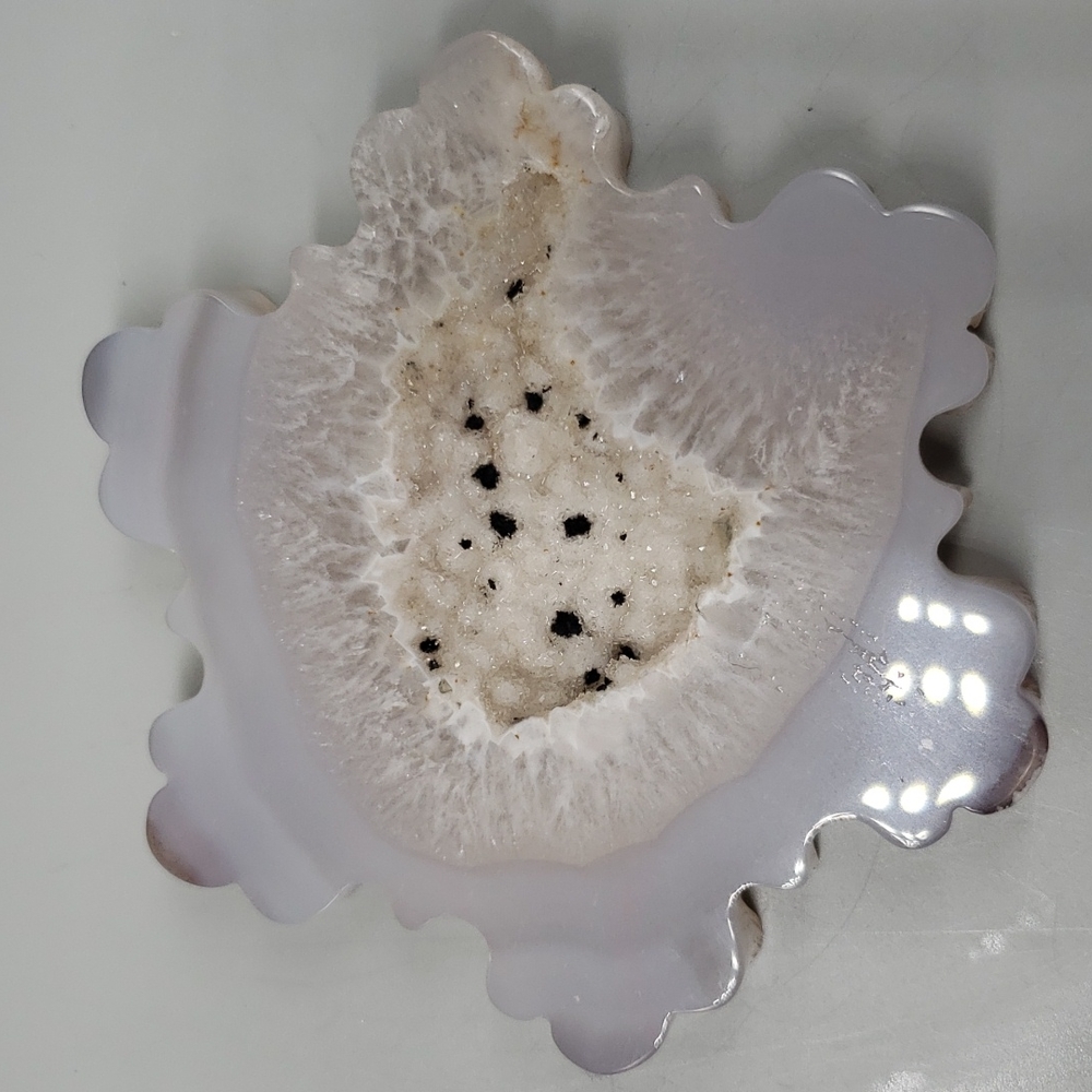 Druzy Agate Snowflake